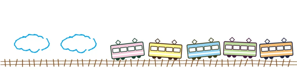 電車のイラスト２