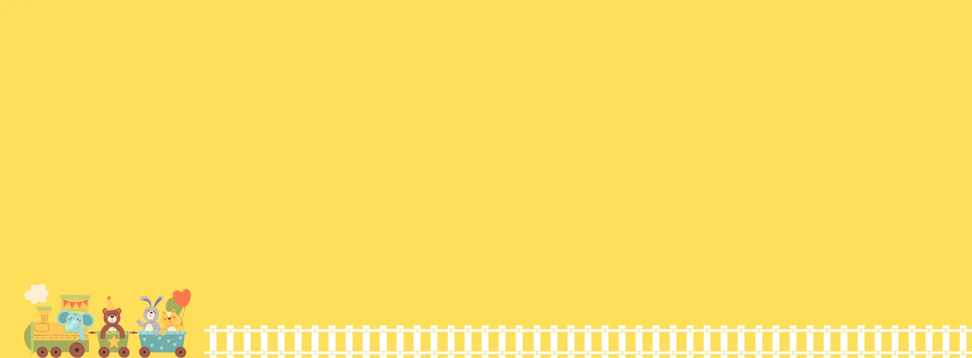 電車のイラストで背景黄色